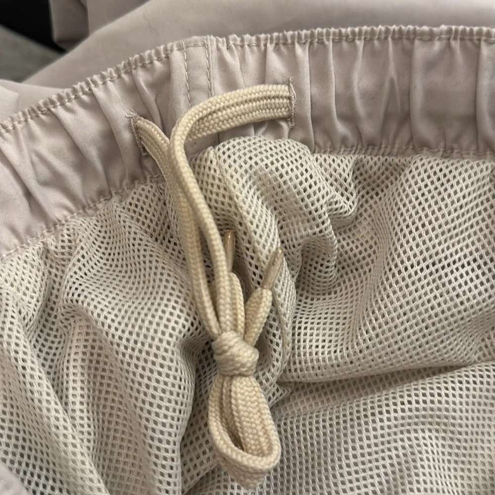 Garment Company men’s Beige weatherproof performance Hiking pants- jogger zip